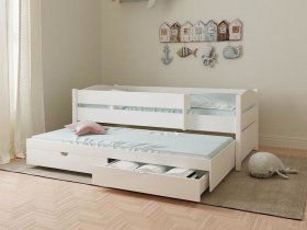 Кровать двухуровневая с ящиками «Лапландия» в Керамкомбинате - keramkombinat.mebel-nsk.ru | фото
