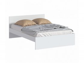 Кровать двуспальная 1,4м Бруклин СБ-3353 (белый) в Керамкомбинате - keramkombinat.mebel-nsk.ru | фото