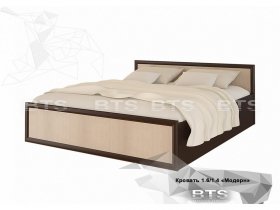 Кровать двуспальная 1,4м Модерн (BTS) в Керамкомбинате - keramkombinat.mebel-nsk.ru | фото