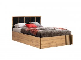 Кровать двуспальная с подъем. мех. 1,6 м Либерти 51.20 в Керамкомбинате - keramkombinat.mebel-nsk.ru | фото