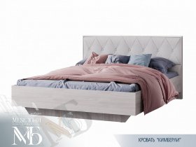 Кровать двуспальная 1,6м Кимберли КР-13 в Керамкомбинате - keramkombinat.mebel-nsk.ru | фото