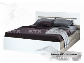 Кровать двуспальная 1,6 м  Наоми КР-11 в Керамкомбинате - keramkombinat.mebel-nsk.ru | фото
