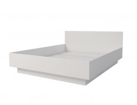 Кровать двуспальная Мебелевс 1,6 м (белый) в Керамкомбинате - keramkombinat.mebel-nsk.ru | фото