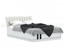 Кровать двуспальная с подъем.мех. 1,6м Магнолия в Керамкомбинате - keramkombinat.mebel-nsk.ru | фото