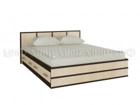 Кровать двуспальная Сакура 1,4 м в Керамкомбинате - keramkombinat.mebel-nsk.ru | фото
