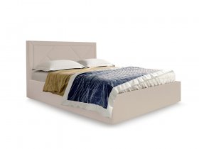Кровать мягкая 1,6 Сиеста стандарт, вар.2 в Керамкомбинате - keramkombinat.mebel-nsk.ru | фото