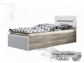 Кровать односпальная Наоми КР-12 в Керамкомбинате - keramkombinat.mebel-nsk.ru | фото