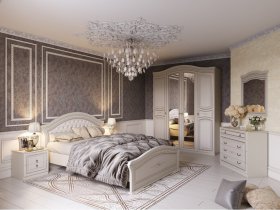 Модульная спальня Николь (Мебельград) в Керамкомбинате - keramkombinat.mebel-nsk.ru | фото