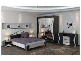 Модульная спальня Верона (Линаура) в Керамкомбинате - keramkombinat.mebel-nsk.ru | фото