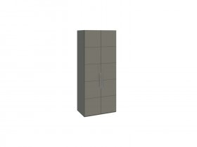 Шкаф для одежды с 2 дверями Наоми (джут/фон серый) СМ-208.07.03 в Керамкомбинате - keramkombinat.mebel-nsk.ru | фото