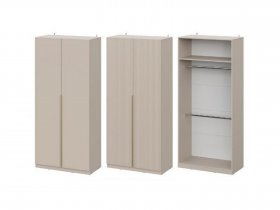 Шкаф ШК-100 Эккервуд (меланж) в Керамкомбинате - keramkombinat.mebel-nsk.ru | фото