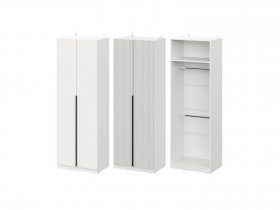 Шкаф ШК-75 Эккервуд (белый) в Керамкомбинате - keramkombinat.mebel-nsk.ru | фото
