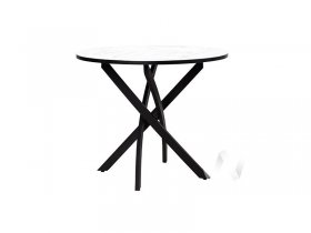 Стол обеденный Лион (мрамор белый/черный) в Керамкомбинате - keramkombinat.mebel-nsk.ru | фото