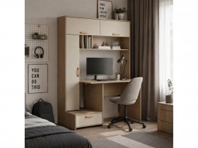 Стол письменный Лайт 03.243  (плэйн/сатин) в Керамкомбинате - keramkombinat.mebel-nsk.ru | фото