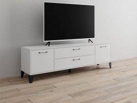 Тумба под ТВ Парус-13 (белый) в Керамкомбинате - keramkombinat.mebel-nsk.ru | фото
