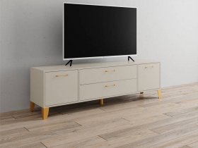 Тумба под ТВ Парус-13 (кашемир) в Керамкомбинате - keramkombinat.mebel-nsk.ru | фото